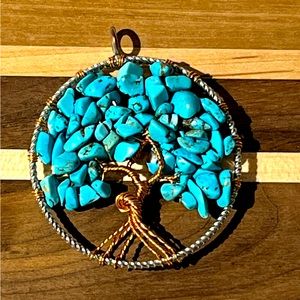 3 for $25❤️ Turquoise tree of life pendant